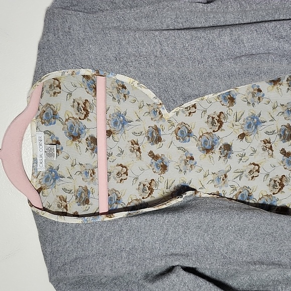 Vintage Casual Corner Open Front Silk Lined Angora Blend Gray Cardigan Small - Picture 2 of 7